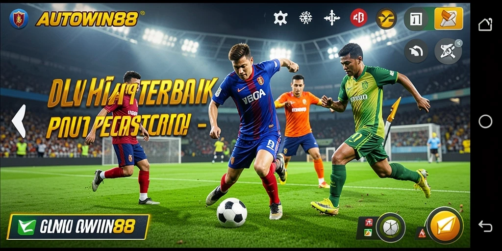 Screenshot utama AUTOWIN88 menampilkan gameplay olahraga yang seru.