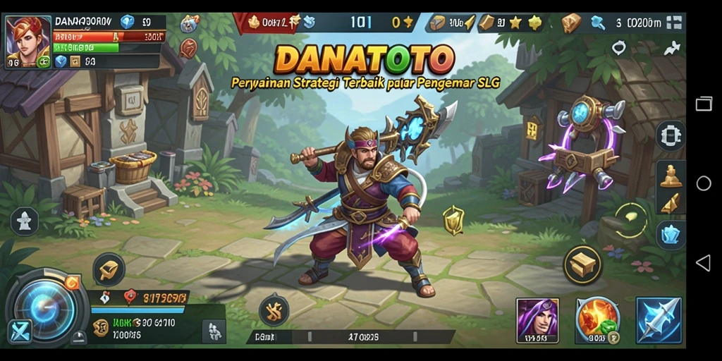Tampilan gameplay <strong>DANATOTO</strong> dengan strategi yang menarik.