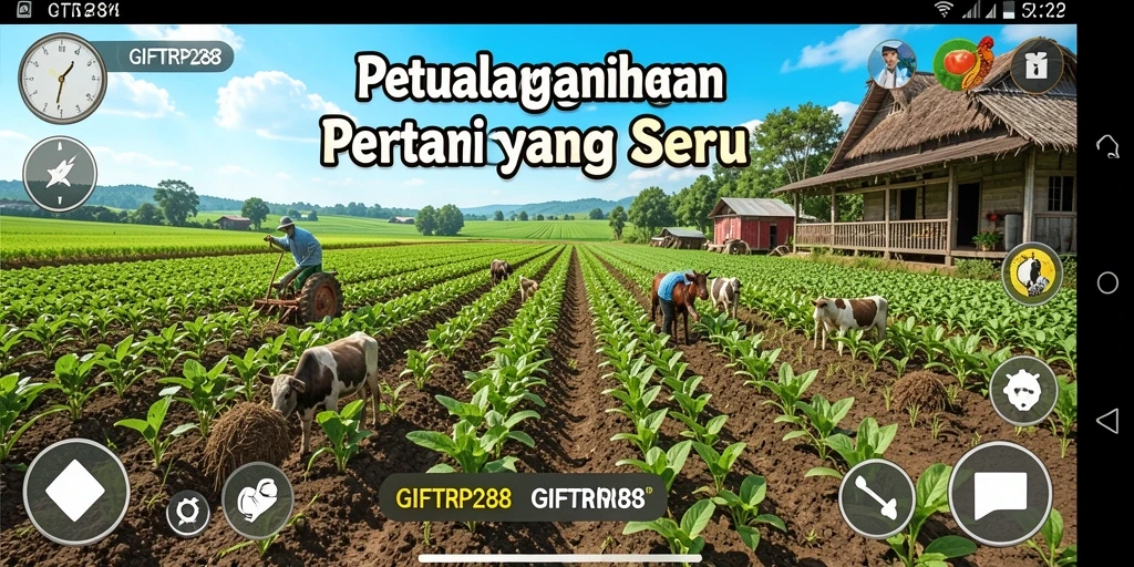 Gameplay pertanian yang menakjubkan dalam GIFTRP288.