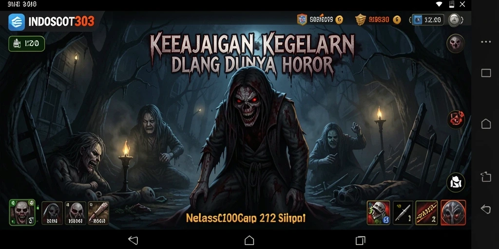 Tampilan gameplay INDOSLOT303 yang penuh ketegangan dan misteri.