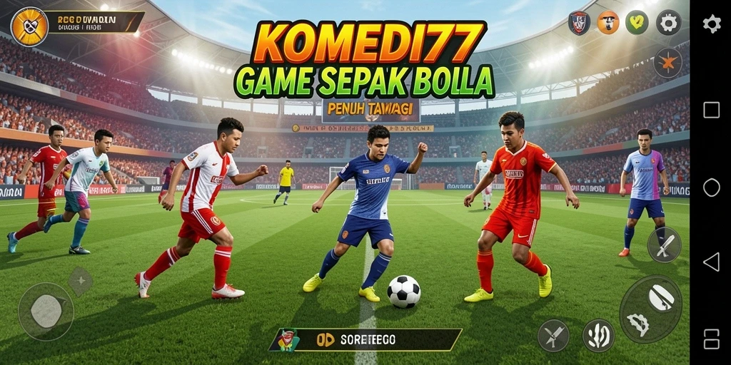 Tampilan gameplay <strong>KOMEDI77</strong> yang penuh aksi dan tawa.