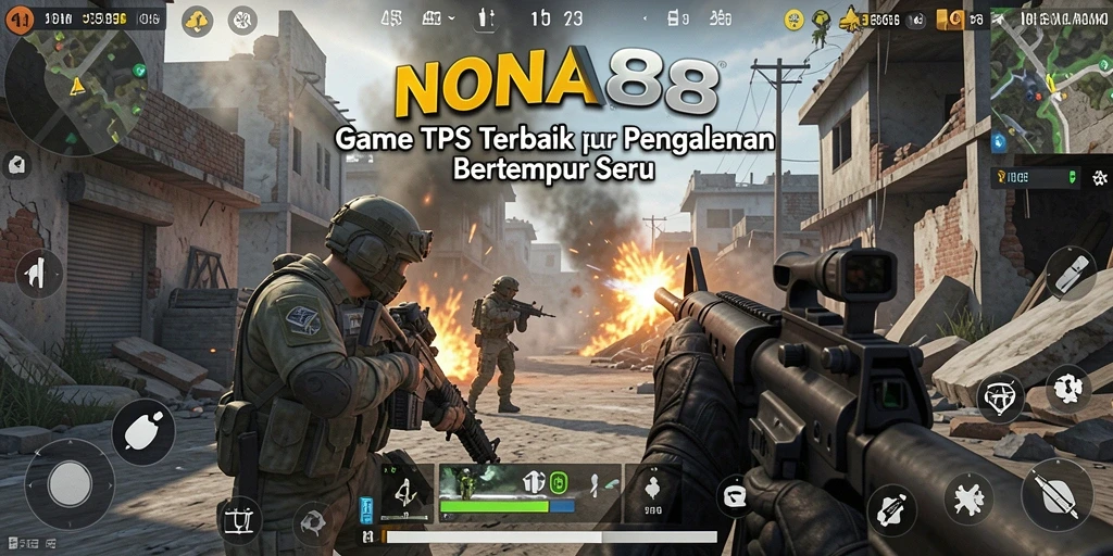 Gameplay seru NONA88 dengan aksi bertempur yang intens.