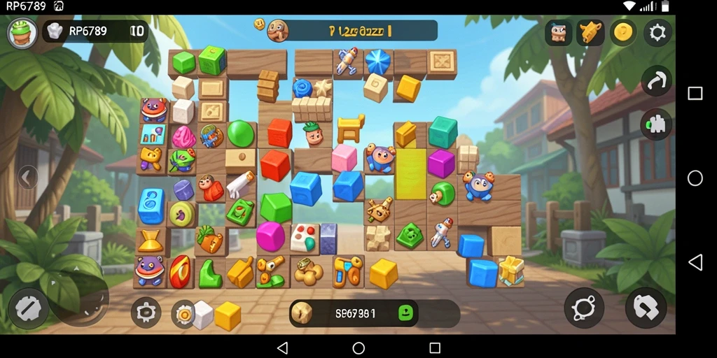 Tampilan gameplay Puzzle menantang dan mengasyikkan di RP6789.