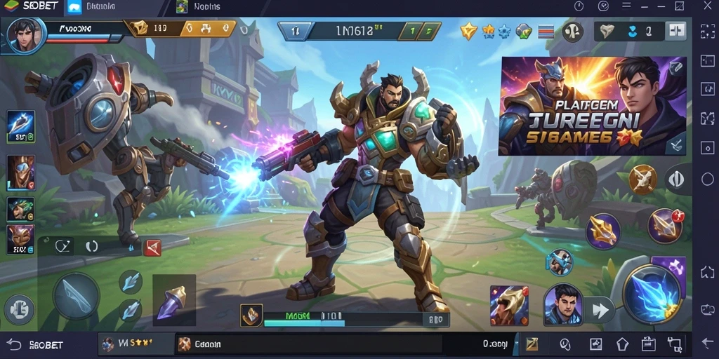 Tampilan menarik dari gameplay strategi SBOBET yang mendebarkan.