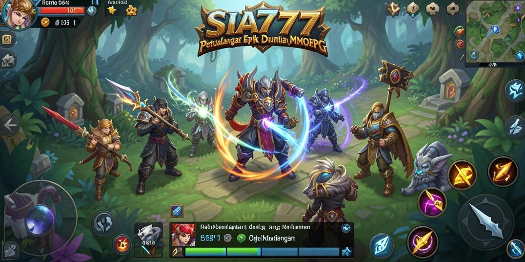 Tampilan gameplay SIA777 yang seru dan mendebarkan dalam dunia MMORPG.