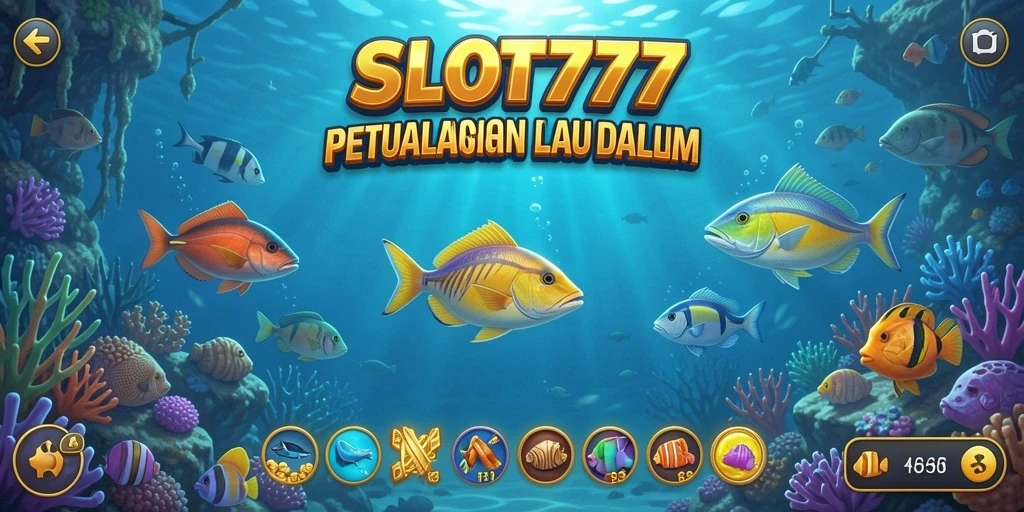 Gameplay mendebarkan saat memancing di SLOT777 dengan tampilan yang indah.