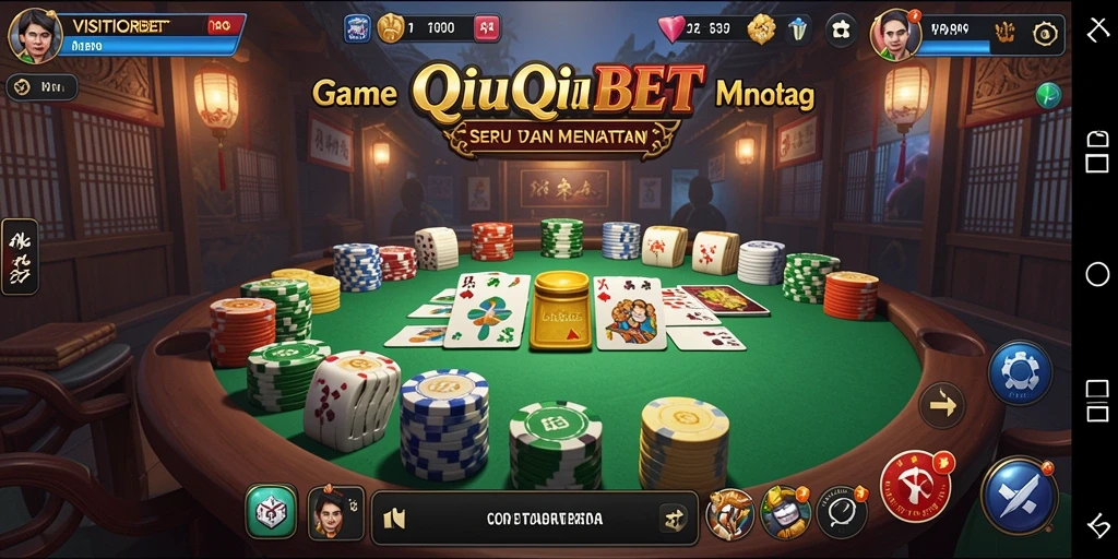 Tampilan gameplay QiuQiu yang memukau di VISITORBET.